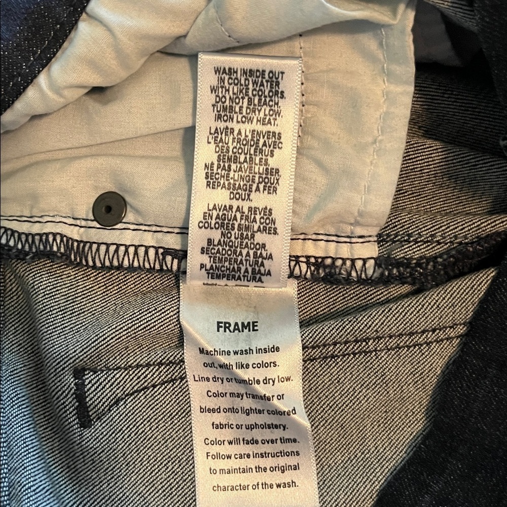 Frame Denim Le Crop Mini Boot Mid Rise Size 27 - Picture 13 of 16